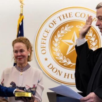 Don Huffines sworn in as Texas comptroller ahead of November elections Don Huffines sworn in as Texas comptroller ahead of November elections